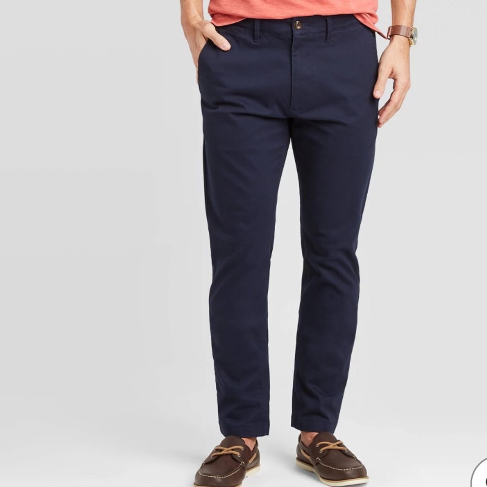 Men's Goodfellow & Co Navy Chino Pants The Every Wear Chino Sz 30X30 NWOT